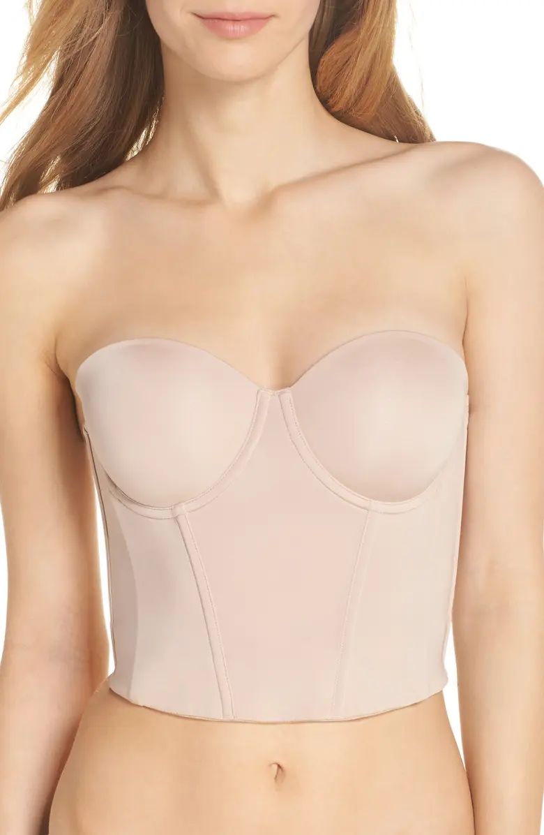 On Gossamer Beautifully Basic Convertible Strapless Underwire Bustier | Nordstrom | Nordstrom