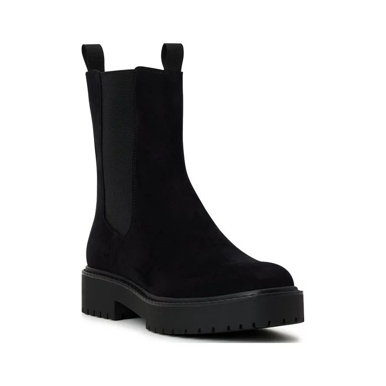 Time and Tru Women's Mid Shaft Chelsea Boots | Walmart (US)