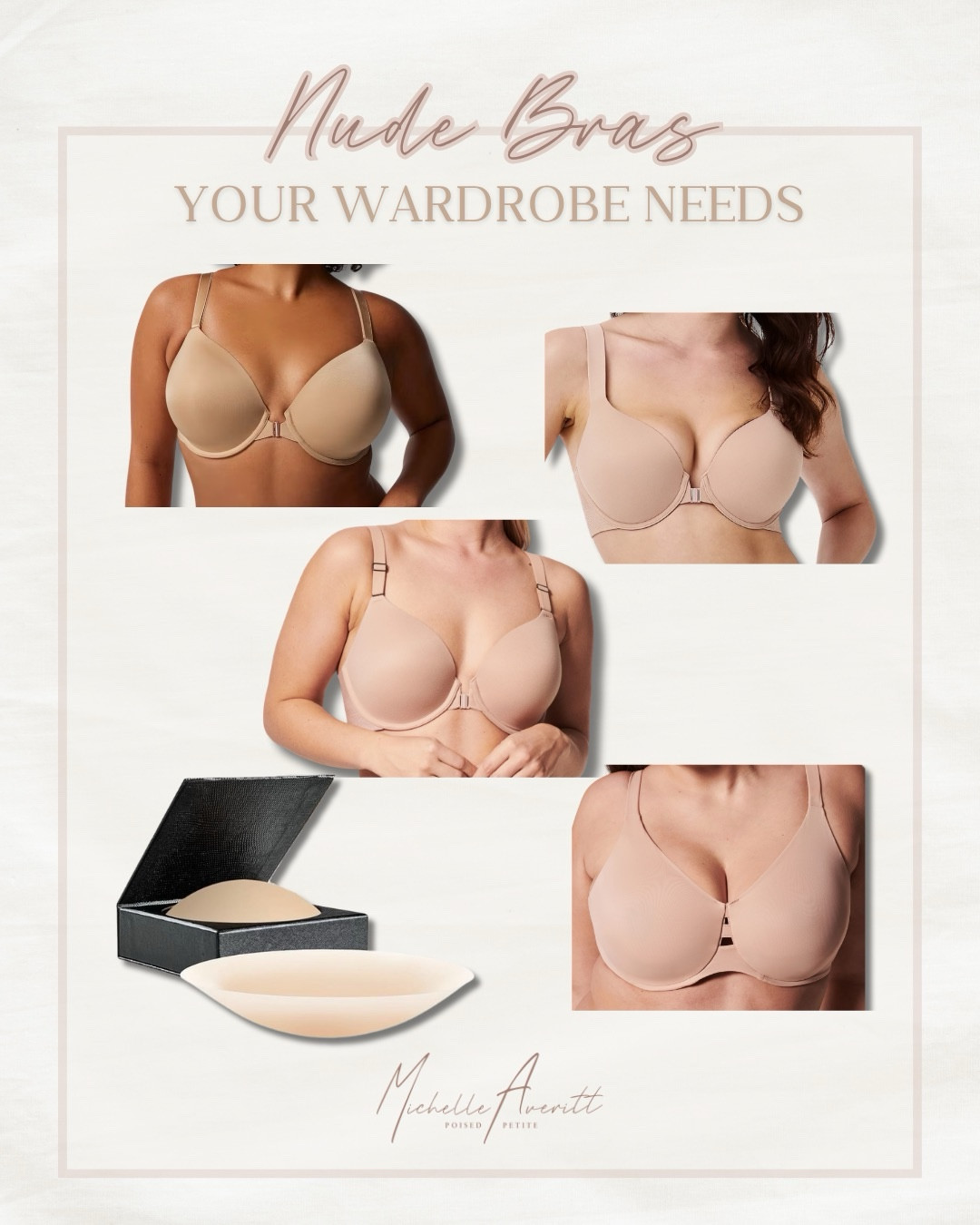 A nude bra is a must have in your wardrobe. These bras slide perfectly under any piece of clothing and are comfortable for all day wear!

Neutral bras, must have intimates, fashion over 40

#LTKOver40 #LTKgrwm #LTKootd