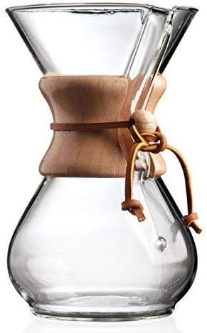 Chemex Pour-Over Glass Coffeemaker - Classic Series - 6-Cup - Exclusive Packaging | Amazon (US)
