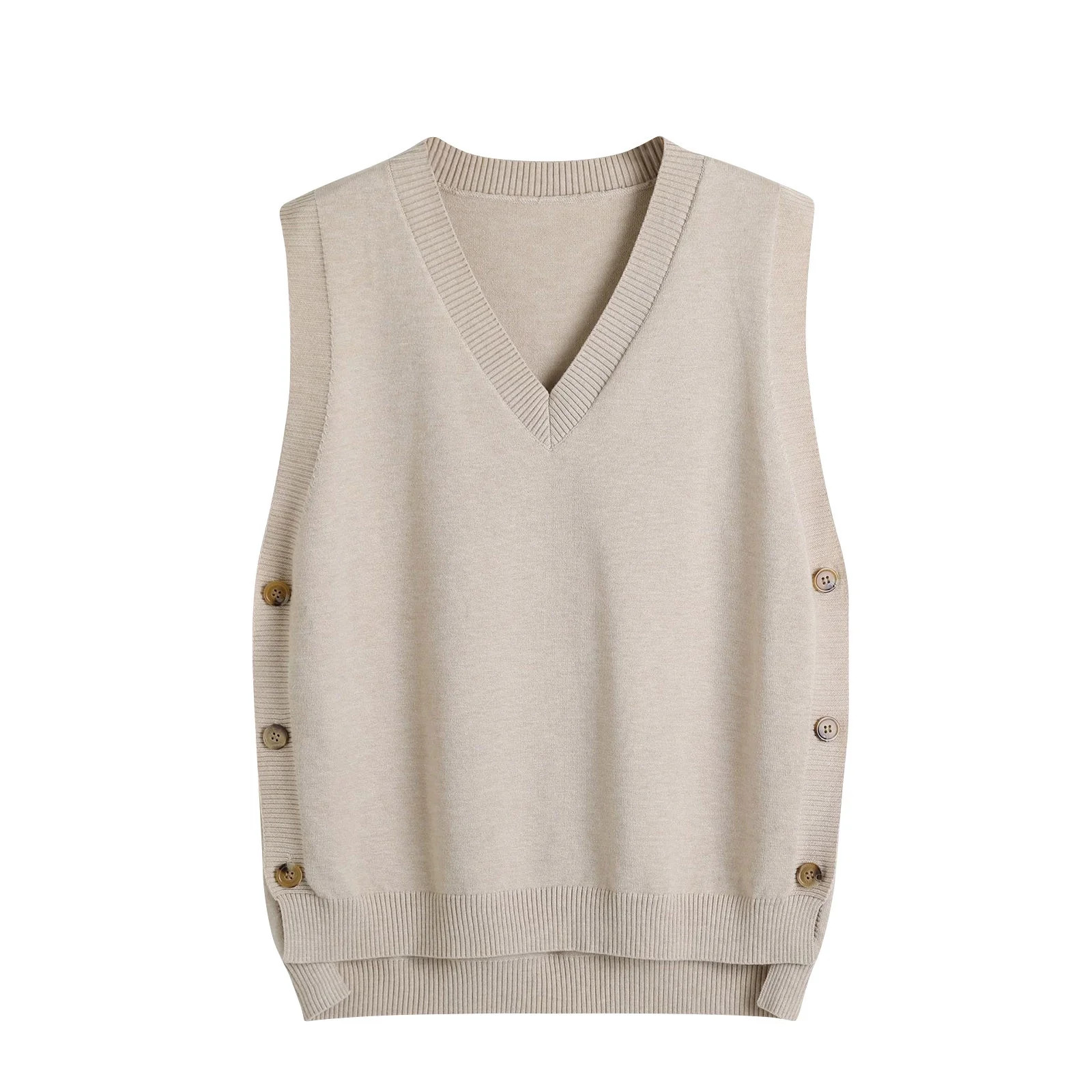 ameIAEA Womens Sleeveless Sweater Vest Casual V Neck Lightweight Knit Pullover Tops Fall Clothes ... | Walmart (US)