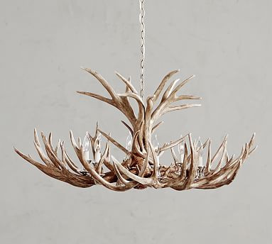 Faux Antler Chandelier | Pottery Barn (US)