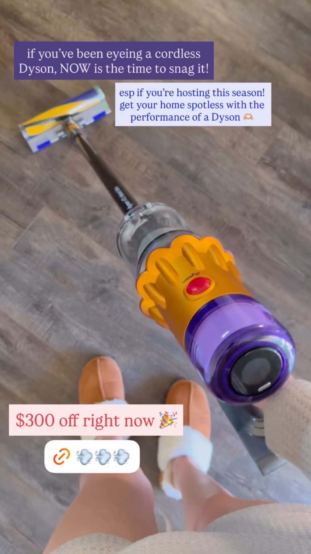  if you’ve been eyeing a cordless Dyson, NOW is the time to snag it! $300 off right now 🎉 esp if you’re hosting this season! get your home spotless with the performance of a Dyson 🫶🏼 @dyson  home cleaning vacuum cordless home cleaning tips hacks clean home

#LTKSaleAlert #LTKHome
