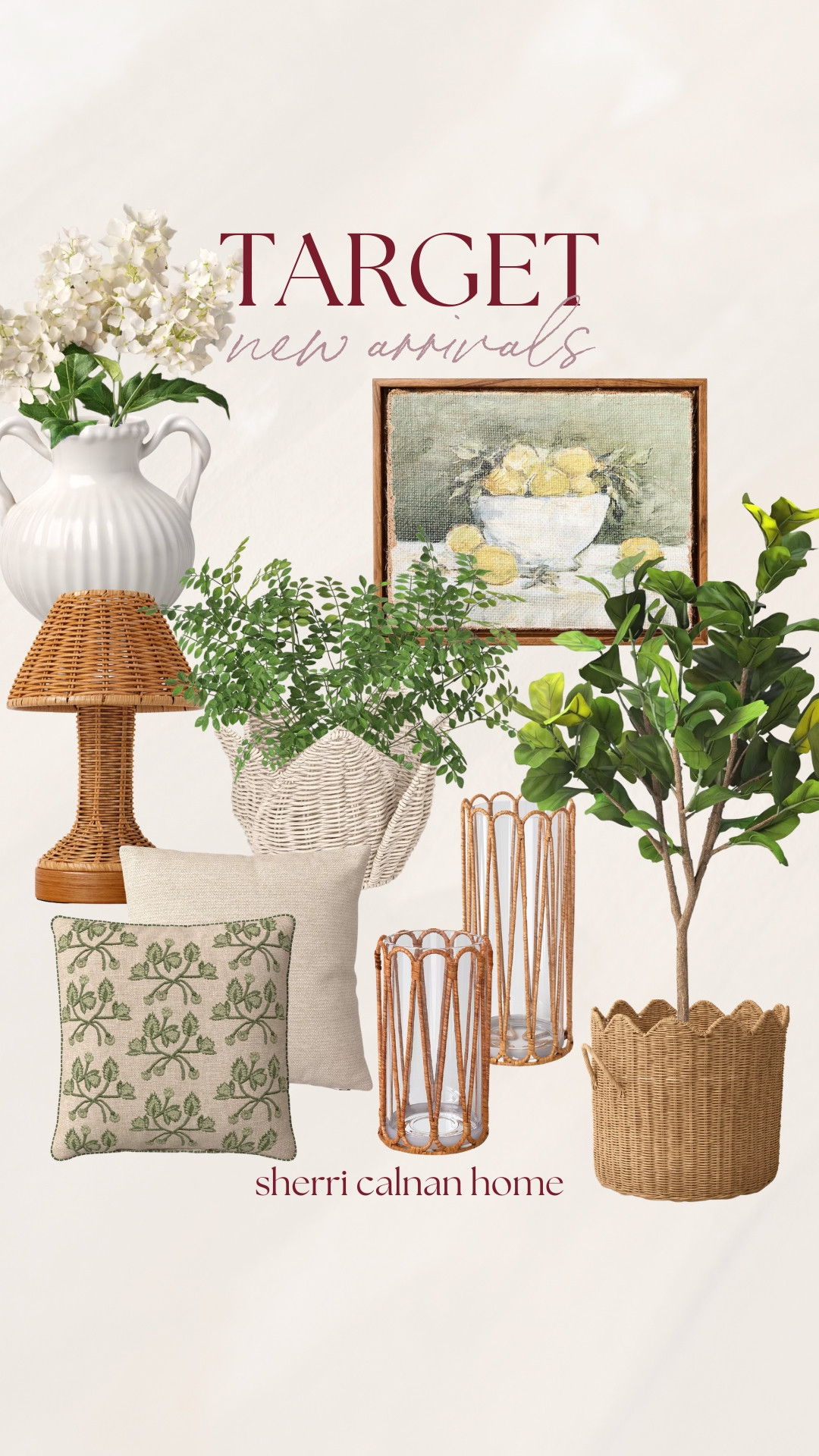 Target new arrivals filled with woven textures, fresh greenery, and soft neutral accents that instantly refresh a space while keeping your home calm, timeless, and livable.

Target home decor finds, woven table lamp, neutral spring decor, greenery home styling, organic modern decor, coastal neutral accents, sherri calnan home 

#LTKHome