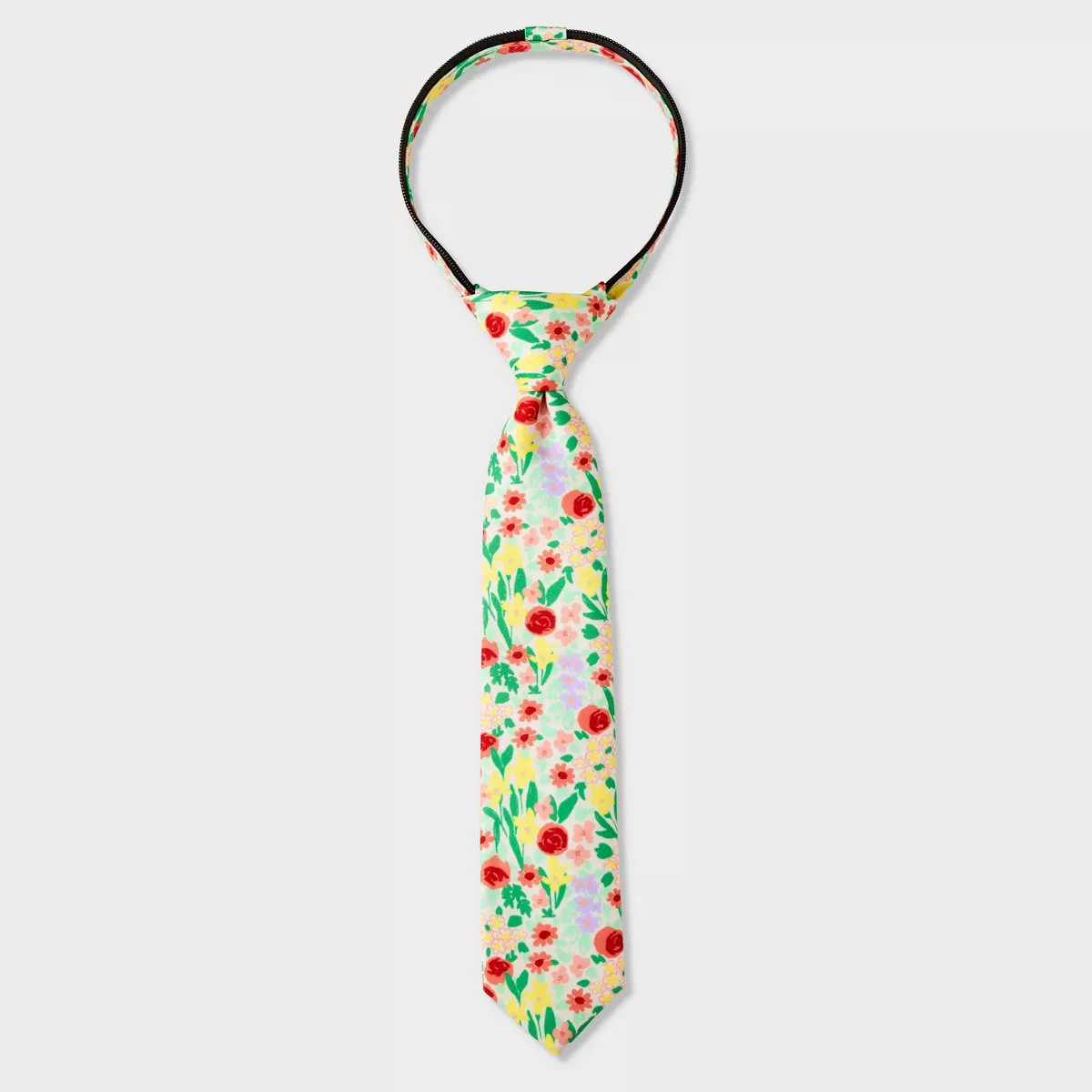 Boys' Easter Woven Zip Necktie - Cat & Jack™ Floral | Target