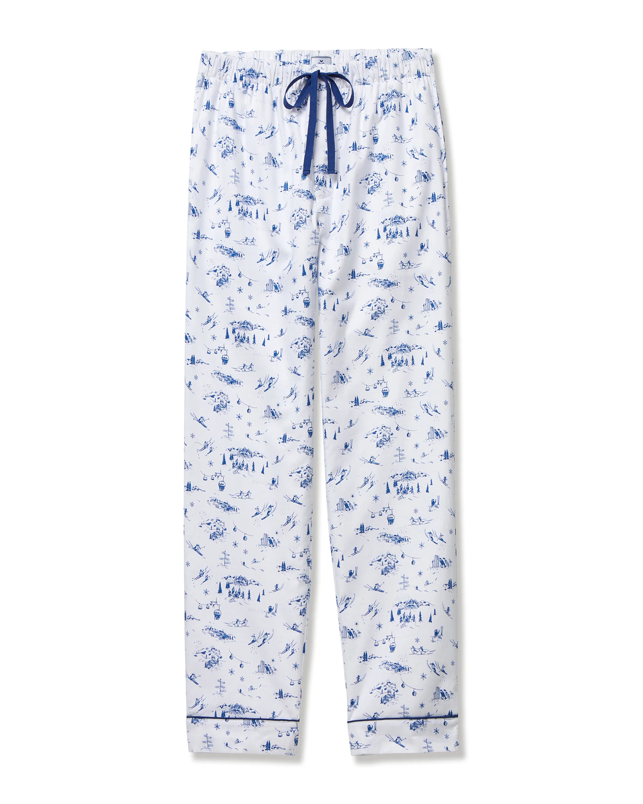 Men's Twill Pajama Pants in Chalet Toile | Petite Plume