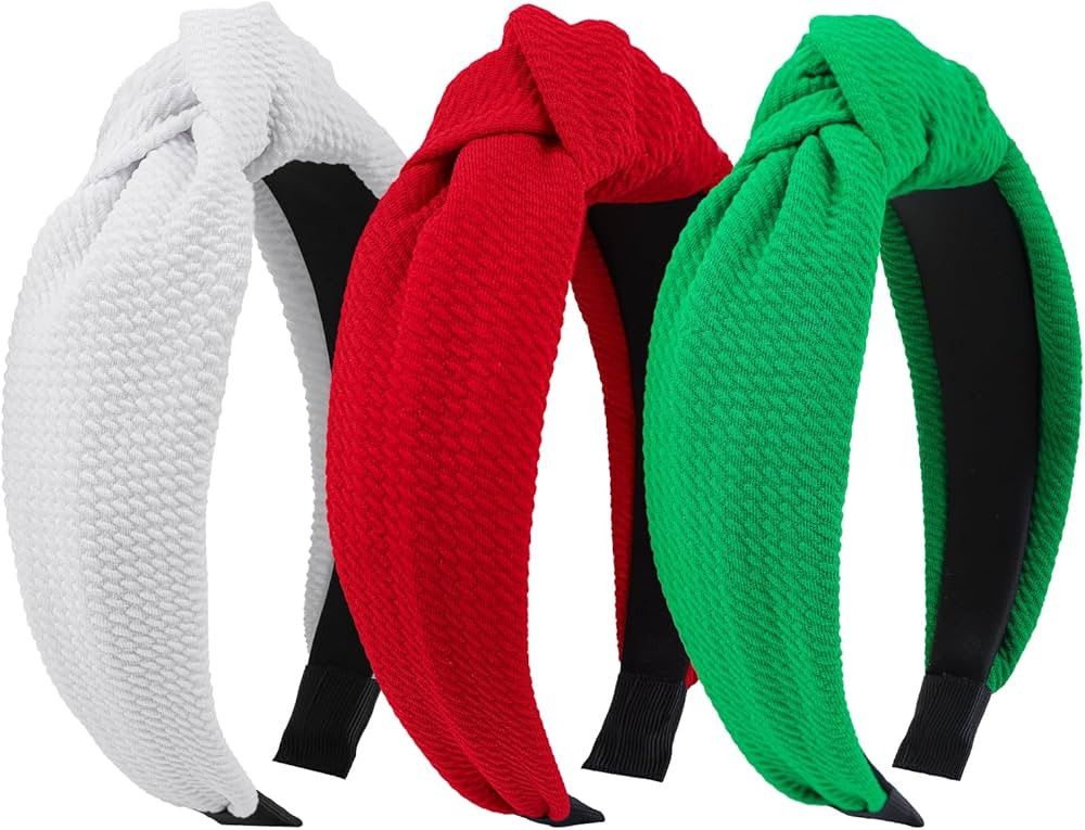 YanJie Valentines Headbands for Women Knotted Headband Wide Hair Accessories St Patricks Gifts Wo... | Amazon (US)