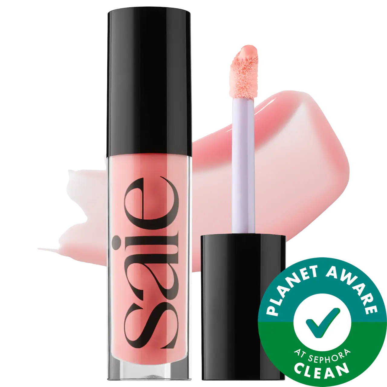 Saie Glossybounce High-Shine Hydrating Lip Gloss Oil Kiss 0.17 oz/5 mL | Sephora (US)