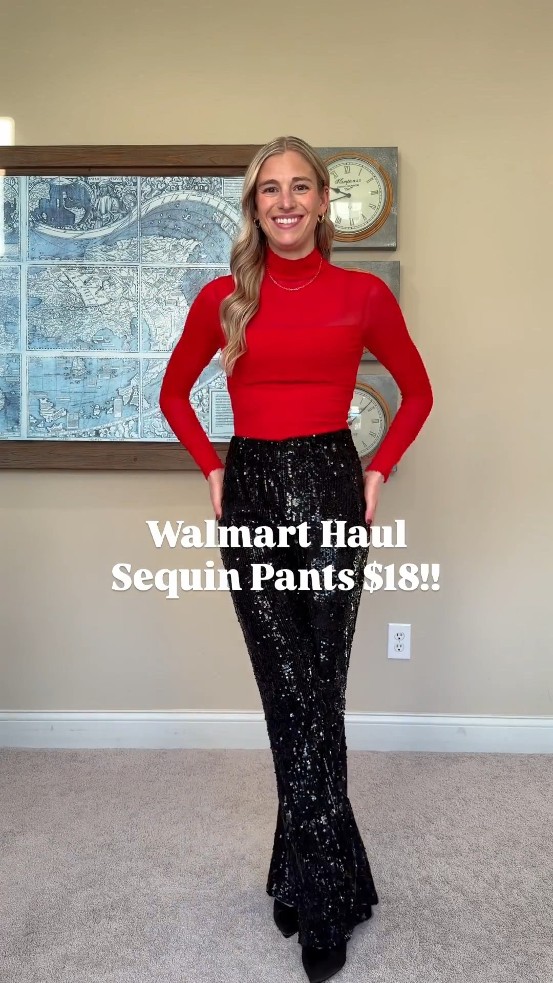 Walmart holiday haul that I’m obsessed with!! These $17 sequin pants are such a steal — stretchy waistband + SO comfy 🙌 Paired them with two cozy fur jackets that elevate any look. Perfect for Christmas events, holiday parties, and NYE! Linking everything in XS 🤍❤️❤️❤️❤️❤️❤️❤️
Christmas outfit. Christmas party outfit. Holiday outfit. Holiday party outfit. NYE outfits. New Year’s Eve outfit. Winter outfits. Affordable holiday outfit. Walmart fashion. Walmart holiday finds. Walmart outfit ideas. Sparkly outfit. Sequin pants outfit. Fur jacket outfit. Party outfit ideas. Christmas Day outfit. Sparkly outfit. Sequin outfit  

#LTKGiftGuide #LTKFindsUnder50 #LTKHoliday