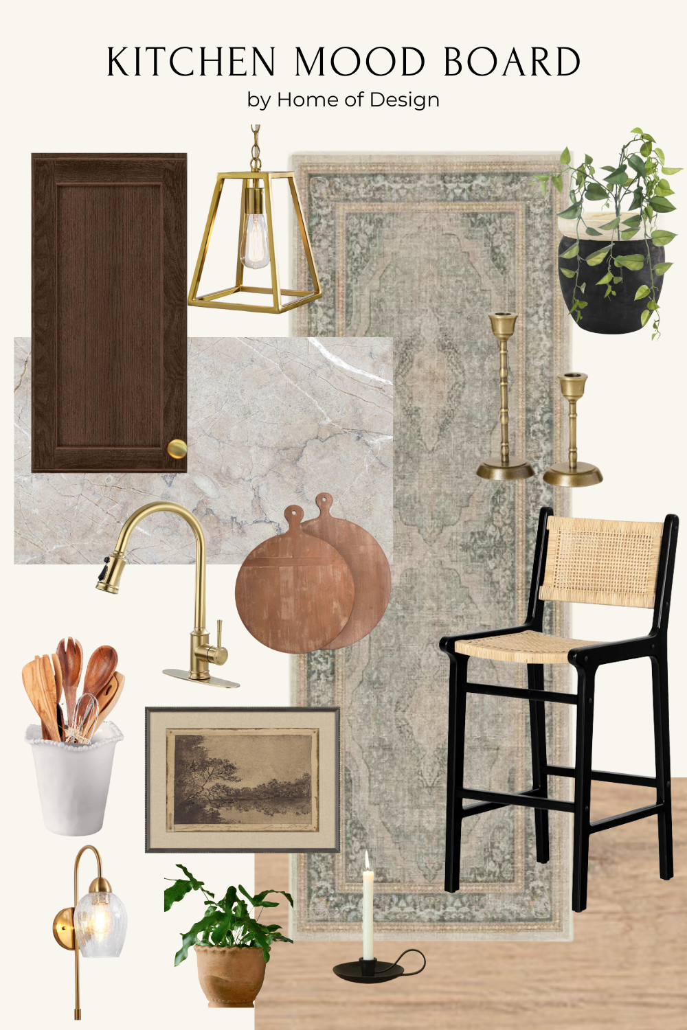 Timeless Kitchen Design Ideas | Warm Neutral Kitchen Decor, Brass Fixtures & Organic Textures 

 #LTKU #LTKOver40 #LTKHome