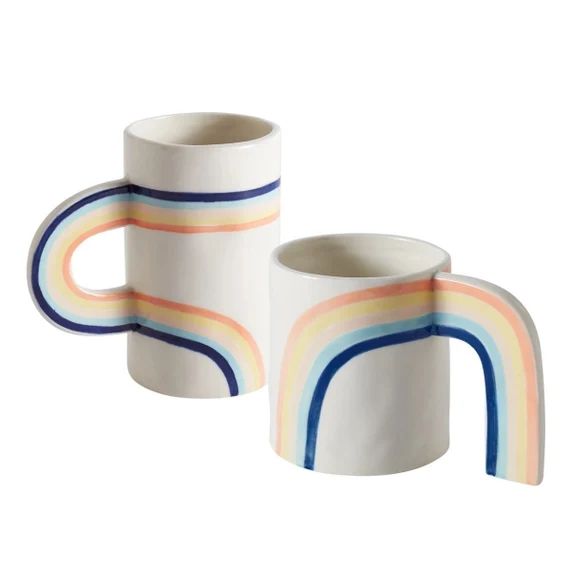 Rainbow Mugs  Open or Closed Rainbow - Etsy | Etsy (US)