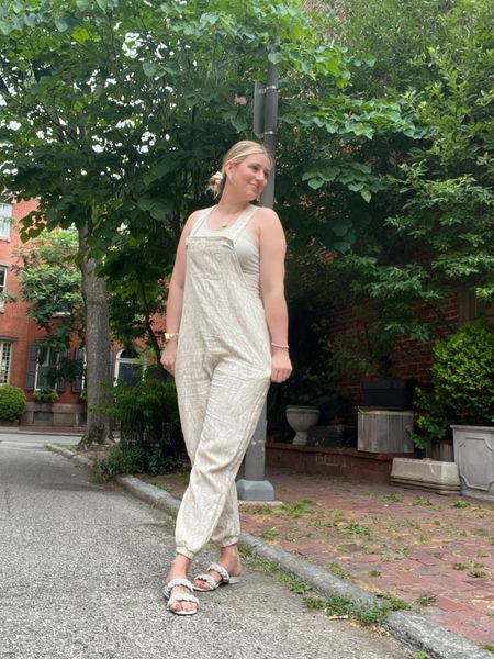 Romperalls and ribbed cropped tanks are a perfect summer outfit combination.

Silver braided sandals are so chic. 

#LTKShoeCrush #LTKStyleTip #LTKSeasonal