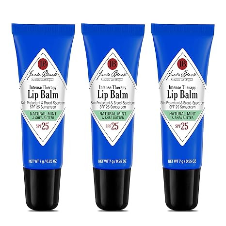 Jack Black Intense Therapy Lip Balm Stocking Stuffers for Adults, Jack Black Lip Balm SPF 25, Lip... | Amazon (US)