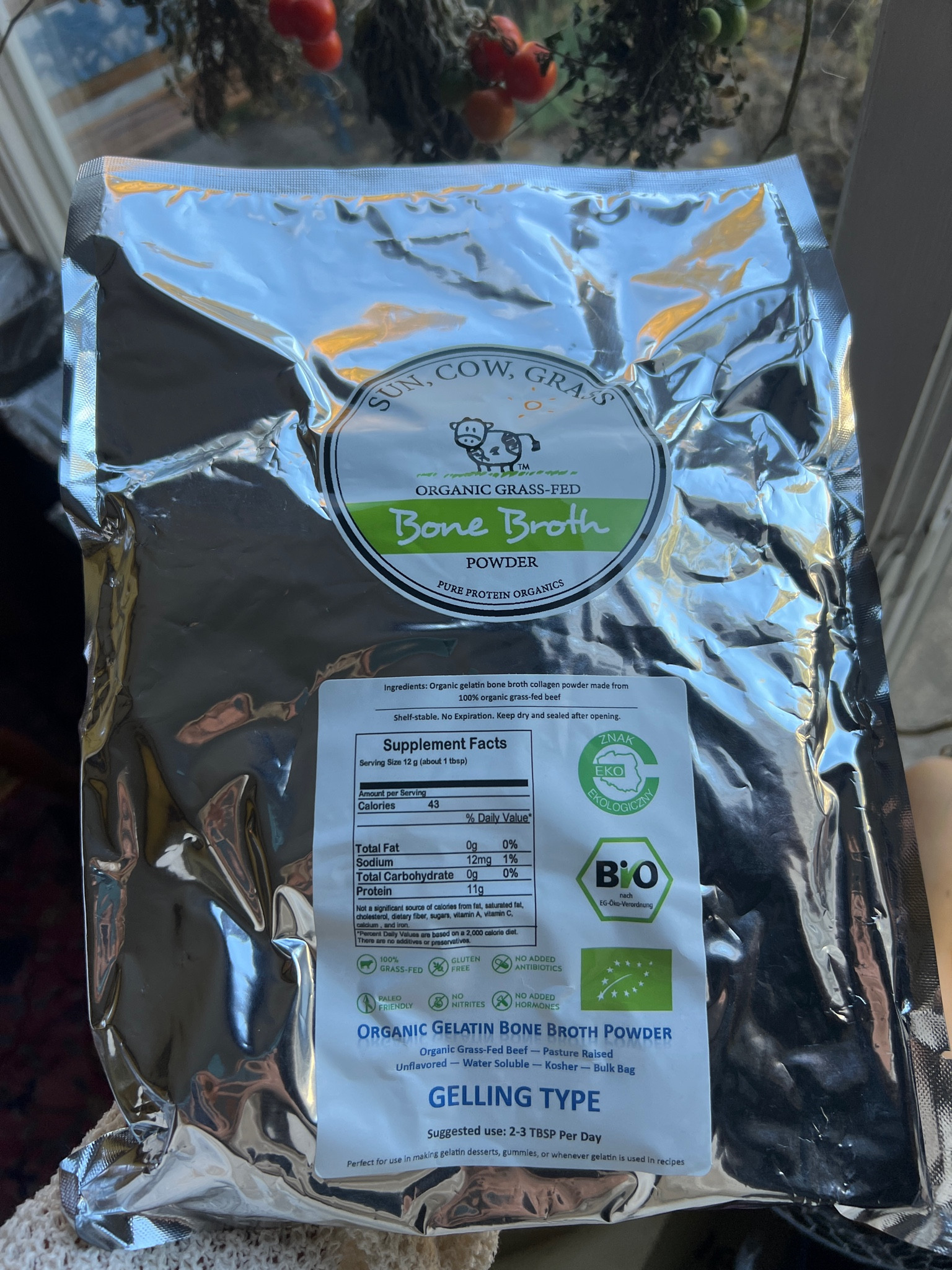 Organic, grass fed bone broth powder | organic grass fed beef gelatin | European Union Certified Organic Gelatin Bone broth powder 

Great for making gummies!! 

#LTKhome