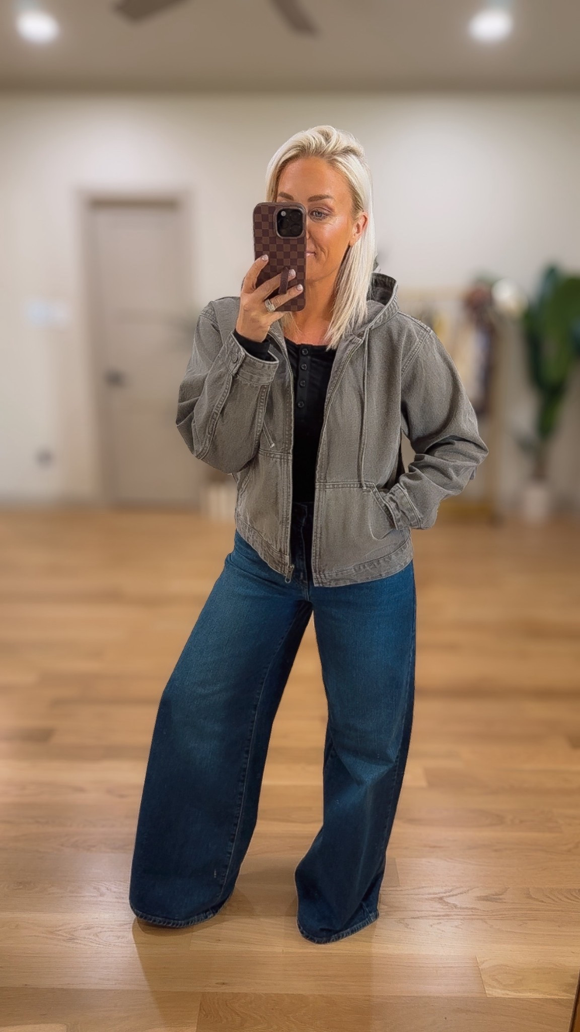 Basics from Target 
XS in jacket , jeans true to size 
