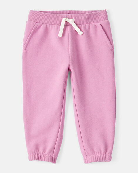Baby Girl DayDream Fleece Joggers - Pink | Carter's Inc