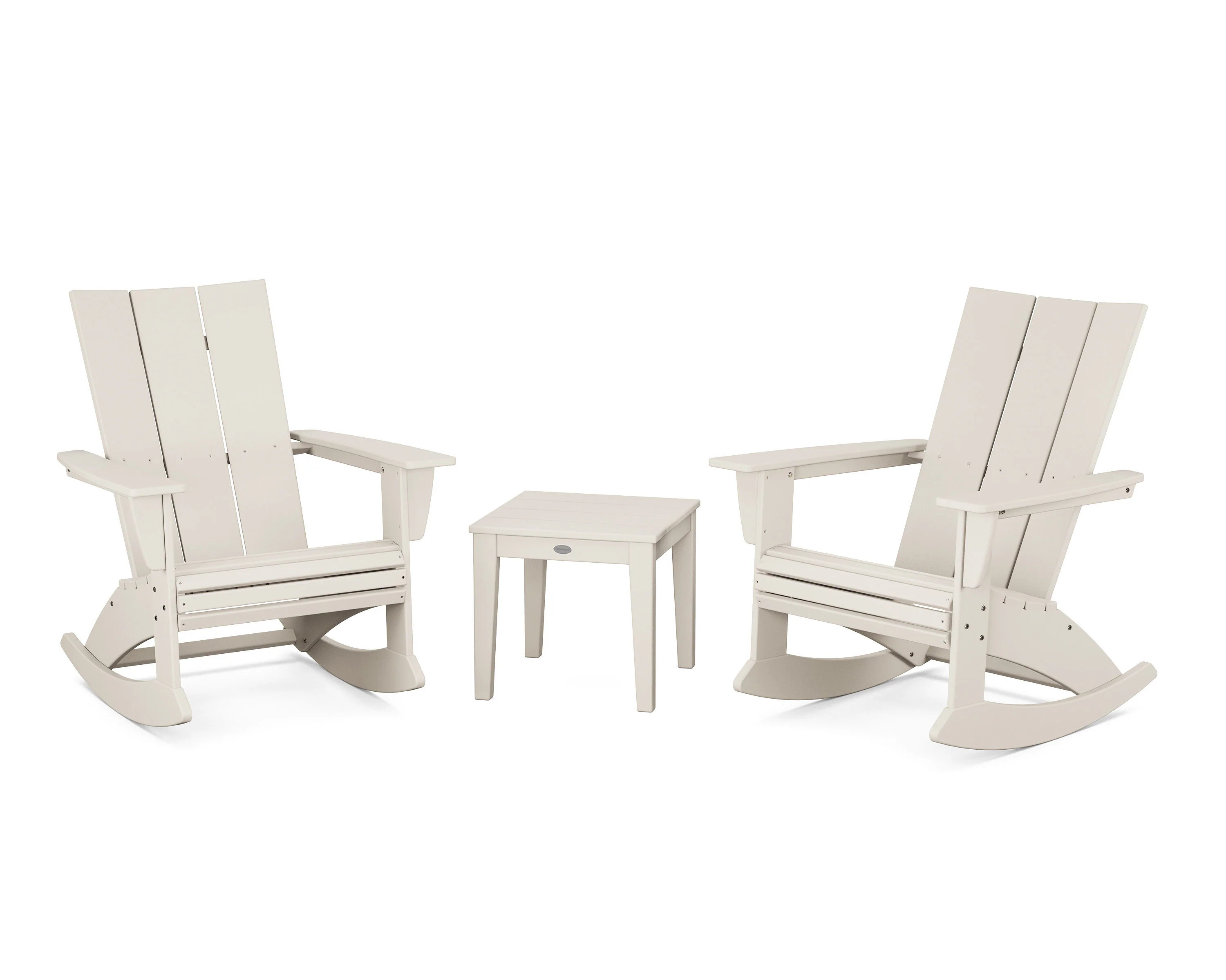 POLYWOOD Modern Adirondack 2 -Piece Patio Conversation Set one_size | PWS2205-1-SA | Lowe's