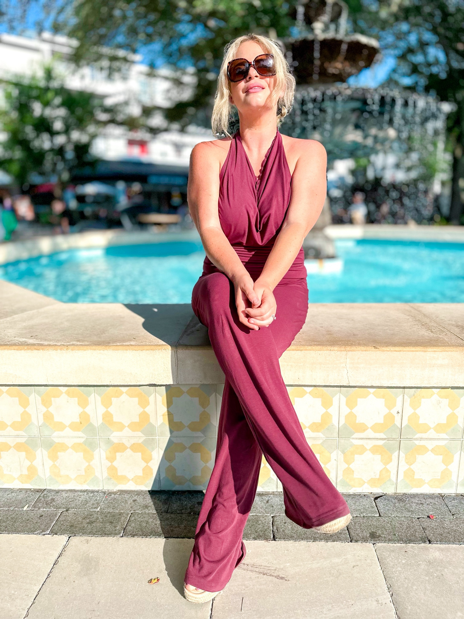 I am wearing the Aria lattner open back jumpsuit. It is beyond beautiful and flattering. I will list some aria lattner dupes that I found online.

I am wearing a medium 

My aria lattner 15% off discount code is Kissthisstyles 

*this would look super cute with a baby bump*

Aria lattner
Open back jumpsuit 
Aria lattner jumpsuit dupes 
Aria lattner discount code
Aria lattner 15% off discount code 
Bumpfriendly jumpsuit 
Bumpfriendly fashion 

#LTKMidsize #LTKStyleTip