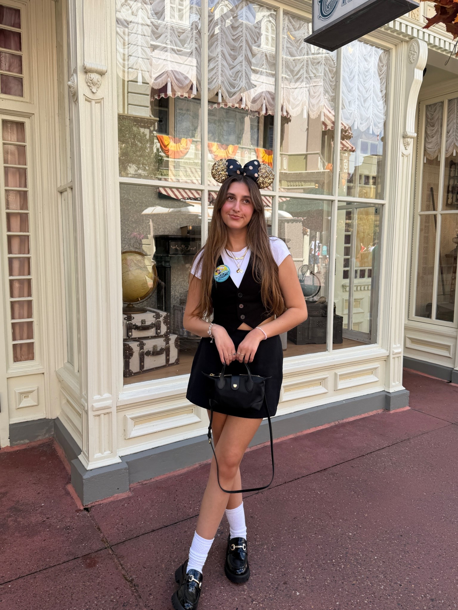 Disney Magic Kingdom birthday ootd ✨

Tee: Aritzia
Vest: Garage Clothing 
Skort: Abercrombie
Ears: Disneyland Paris/ the Disney Store (linked on eBay) 
Socks: Amazon (Hanes)
Purse: Stoney Clover Lane
Shoes: Steve Madden

Ig: @jkyinthesky 

#disney #disneystyle #disneyworld #wdw #disneyootd #disneyoutfit #disneyoutfits #disneystyleinspo #disneyoutfitinspo #disneystreetstyle #casualstyle #styleinspo #disneyblogger #disneycreator #disneycreators #disneyblogger #disneyaesthetic #disneyvibes #disneyaccessories #disneysummer #summerstyle #stoneyclover #stoneycloverlane #disneybirthday #disneyfall #magickingdom #blairwaldorf 

#LTKItBag #LTKStyleTip #LTKShoeCrush