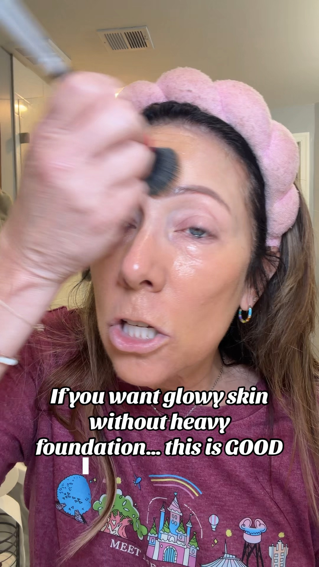 The Kirby Cosmetics Glow Skin Tint gives lightweight coverage while still letting your skin look like skin. I love how glowy and natural it looks without feeling heavy or cakey throughout the day. www.tiktok.com/@cathy_alwaysanadventure #kirbycosmetics
#glow
#skintint
#over50beauty
#naturalmakeuplook

#LTKgrwm #LTKdayinmylife #LTKselfcare