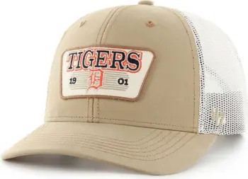 Men's '47 Khaki Detroit Tigers Ridgewood Trucker Adjustable Hats | Nordstrom