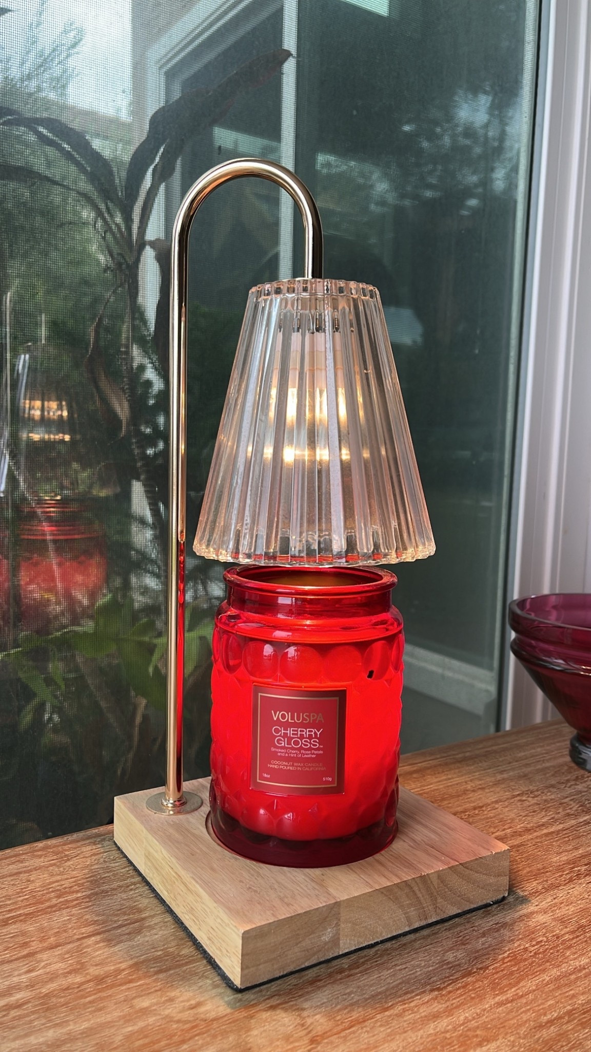 COZY candle warmer for the fall season! My favorite candle with notes of smoked cherry, rose petals and a hint of leather 🕯️🧣

#LTKHome #LTKSeasonal