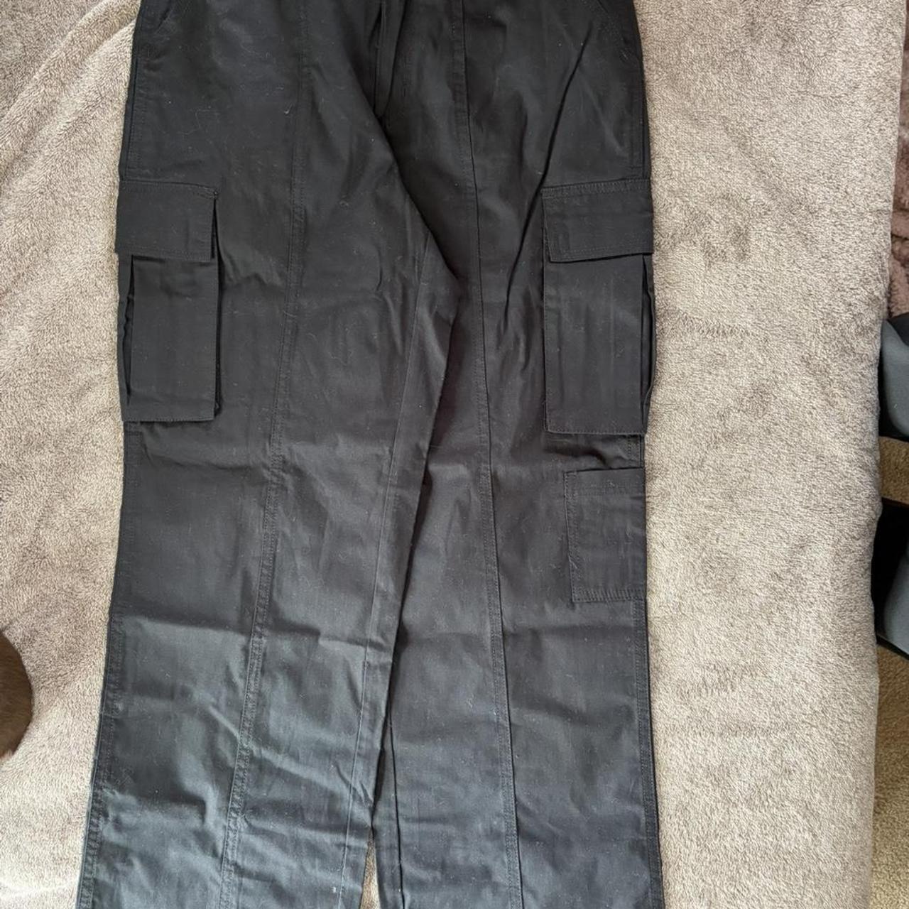 Ultra Flirt Women's Cargo Pants - Black/Grey - S | Depop US