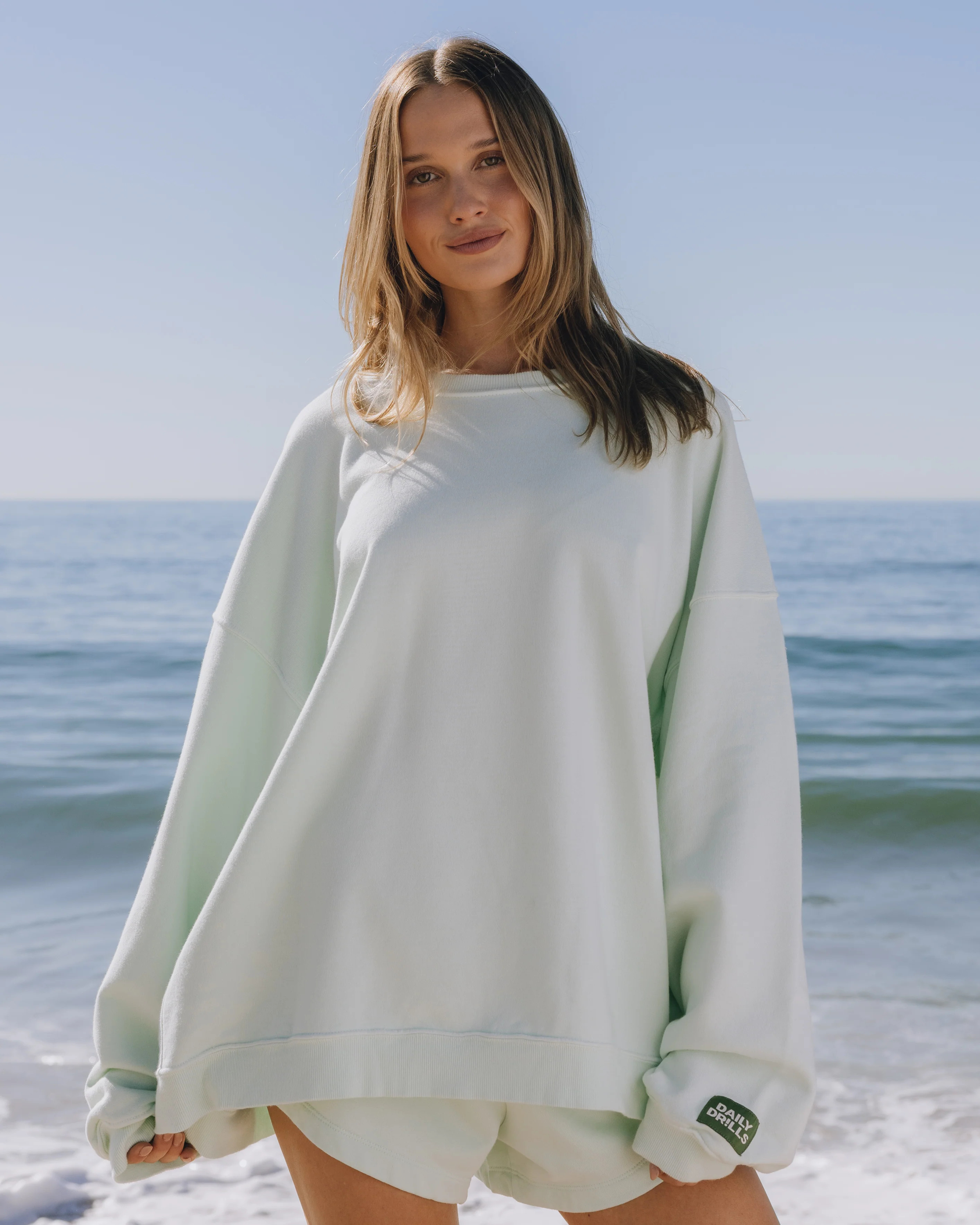 Unisex Oversized Crew - Surf | Daily Drills LLC