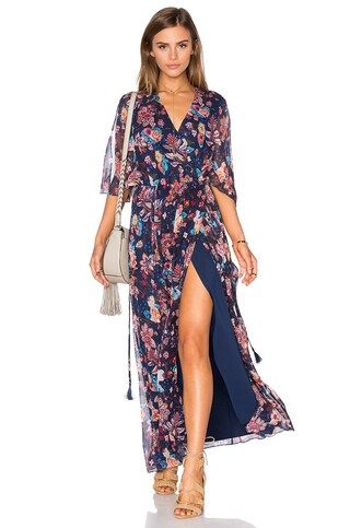 Flutter Sleeve Maxi Dress | Revolve Clothing