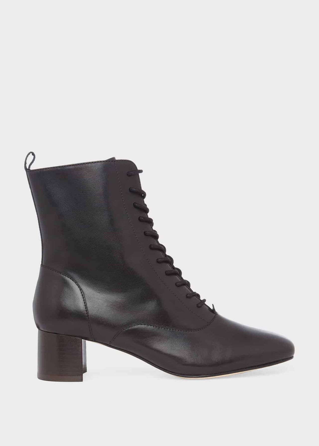Issy Leather Lace Up Ankle Boots | Hobbs | Hobbs