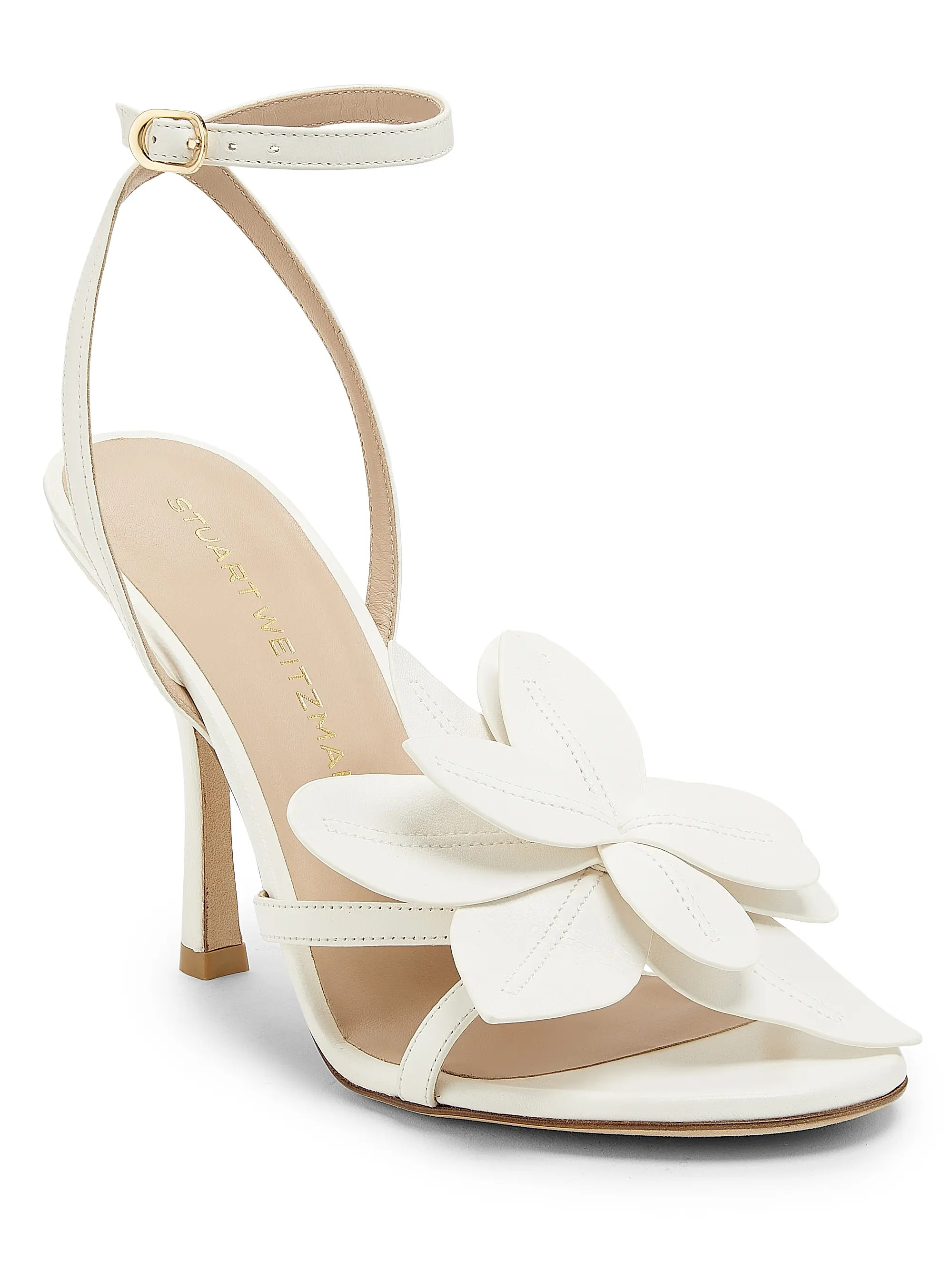 Stuart WeitzmanParadise 100MM Nappa Leather Sandals | Saks Fifth Avenue