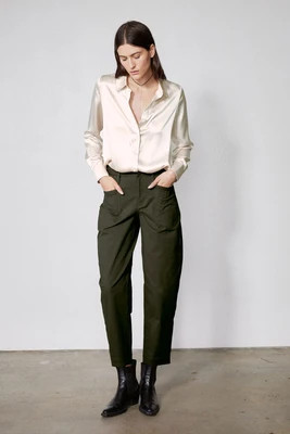 The Slouchy Soft Twill Pants | Ruti