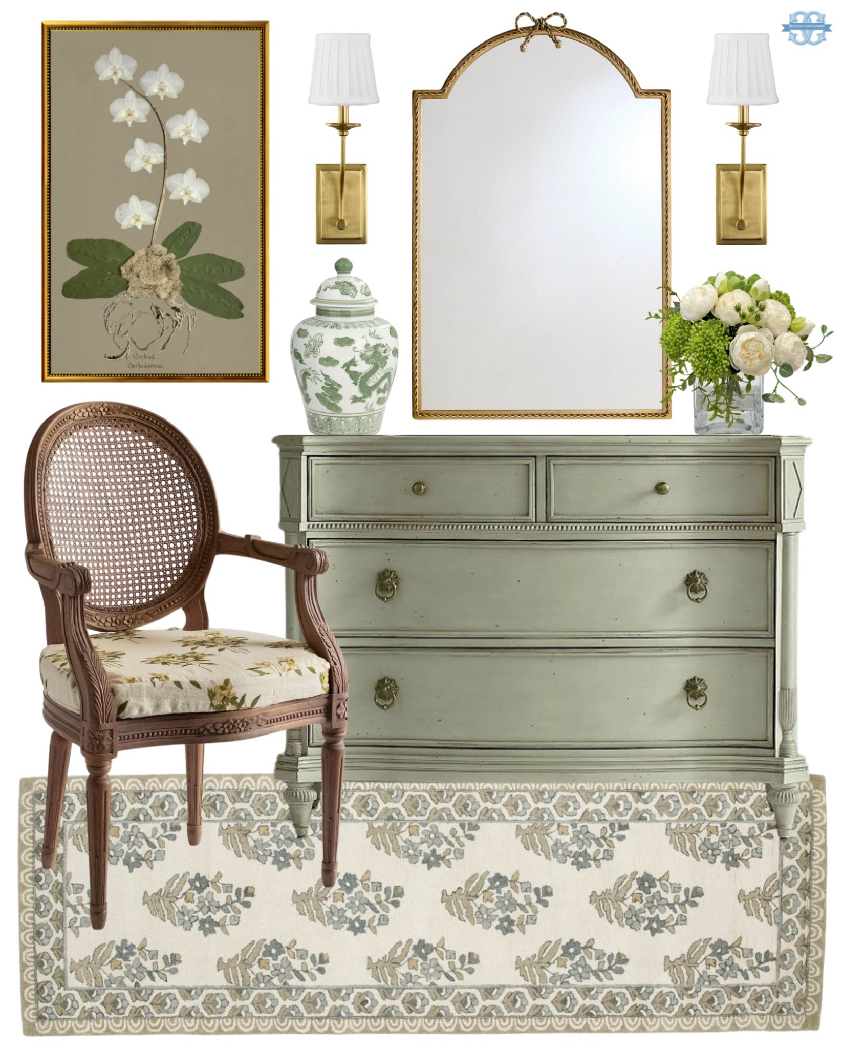 Green traditional entryway styling!💚

Home decor, Grandmillennial, Runner Rug, Chest, Entryway Decor, Bow Mirror

#LTKHome