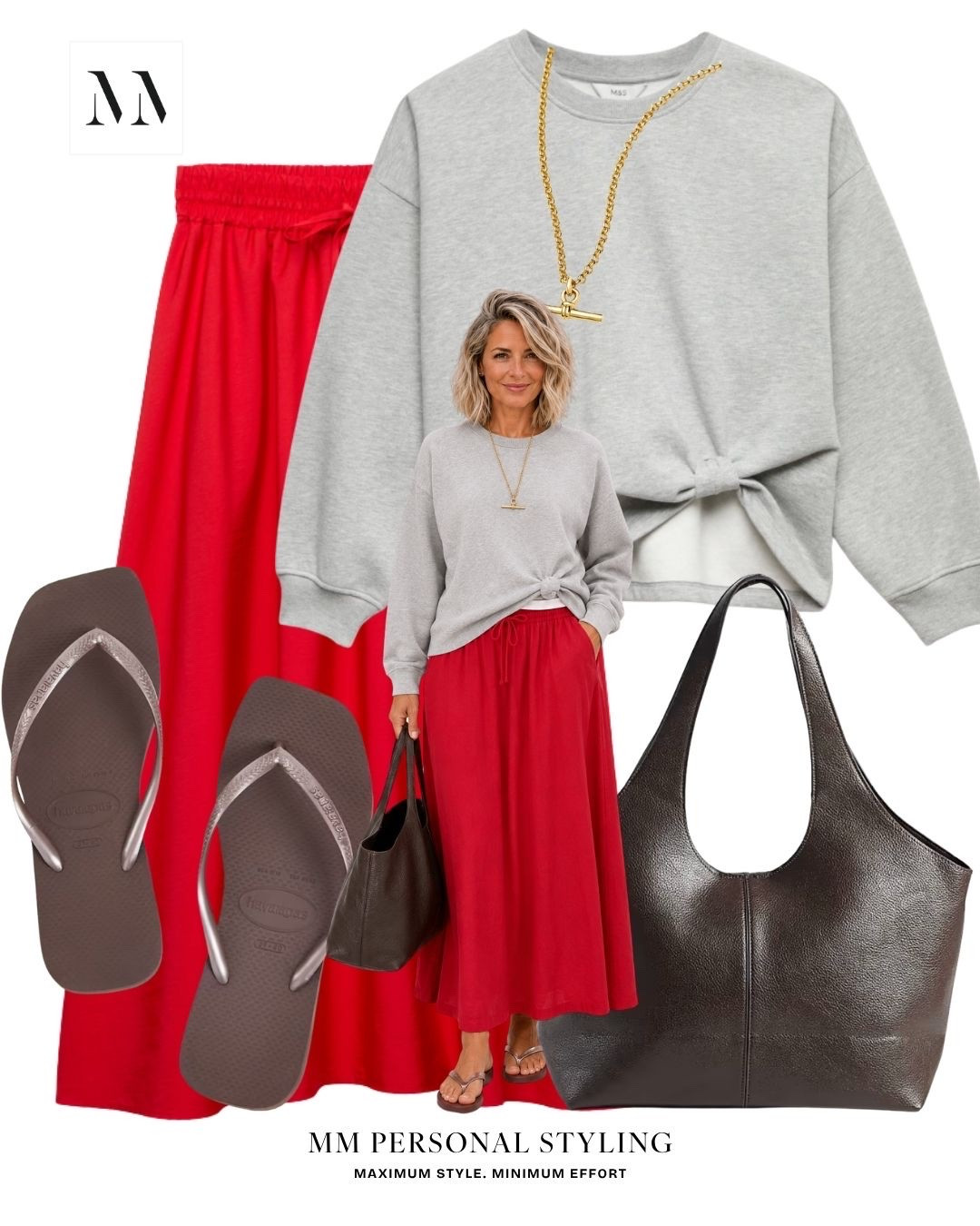 Verity’s Outfit of the Week ❤️

This week, Verity’s showing us two easy ways to bring a pop of red into your wardrobe.

For the first look, she’s paired a red skirt with a grey jumper, with the knot detail adding a little extra interest and shape. It’s a great example of how a statement colour can still feel really wearable when you balance it with a softer neutral.

For something a little more casual, she’s gone for a dark barrel-leg jean with a red jumper, adding a simple white tee underneath to keep everything looking clean and fresh. The darker denim gives the outfit a lovely modern feel, while the red does all the work when it comes to adding colour.

Which would you choose – red on the top or red on the bottom? ❤️

#LTKuk #LTKstyletip #LTKautumn