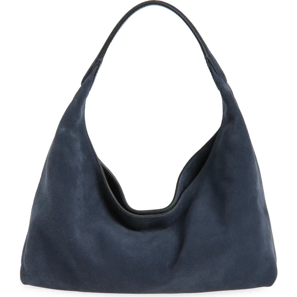 Madewell The Mylie Suede Shoulder Bag in Nighttime at Nordstrom | Nordstrom
