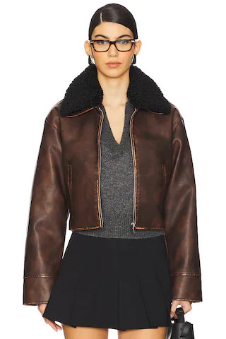 Lexi Faux Leather Jacket
                    
                    MORE TO COME | Revolve Clothing (Global)
