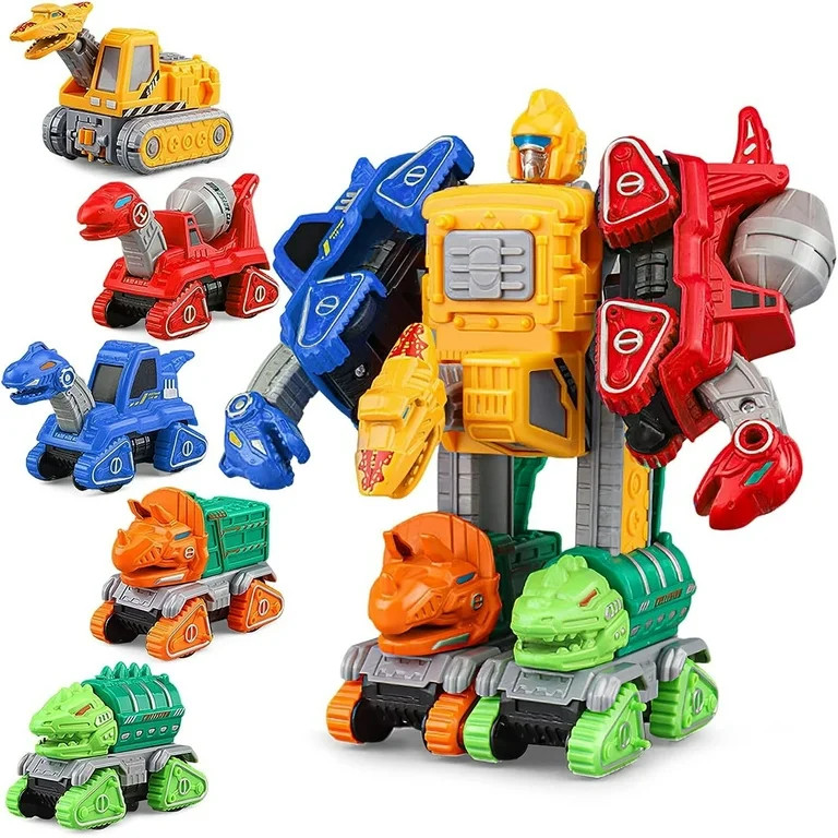 Dinosaur Transforming Toys for 4-6 Years Old Boys, Transform Action Figures Robot Toys for 3 4 5 ... | Walmart (US)