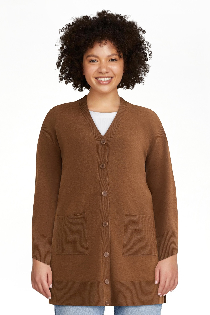 Time and Tru Women’s Button Front Cardigan Sweater, Sizes XS-XXXL | Walmart (US)