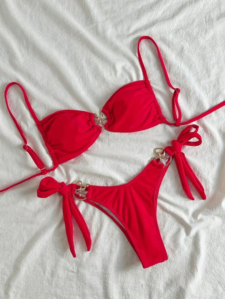Red Starfish Bikini | SHEIN