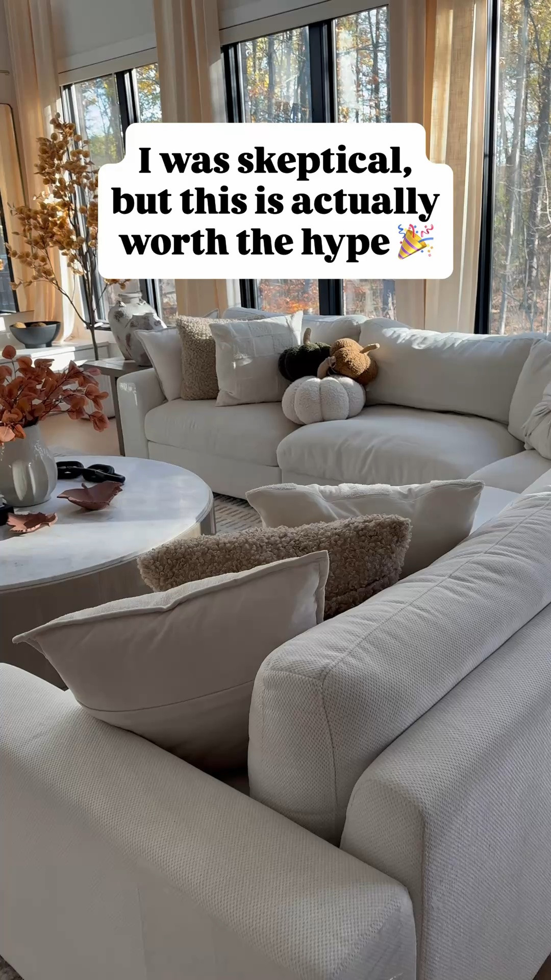 This large sectional is affordable and has removable cushion covers. 
Comfy sectional , affordable sectional , sectional with ottoman

#LTKHome