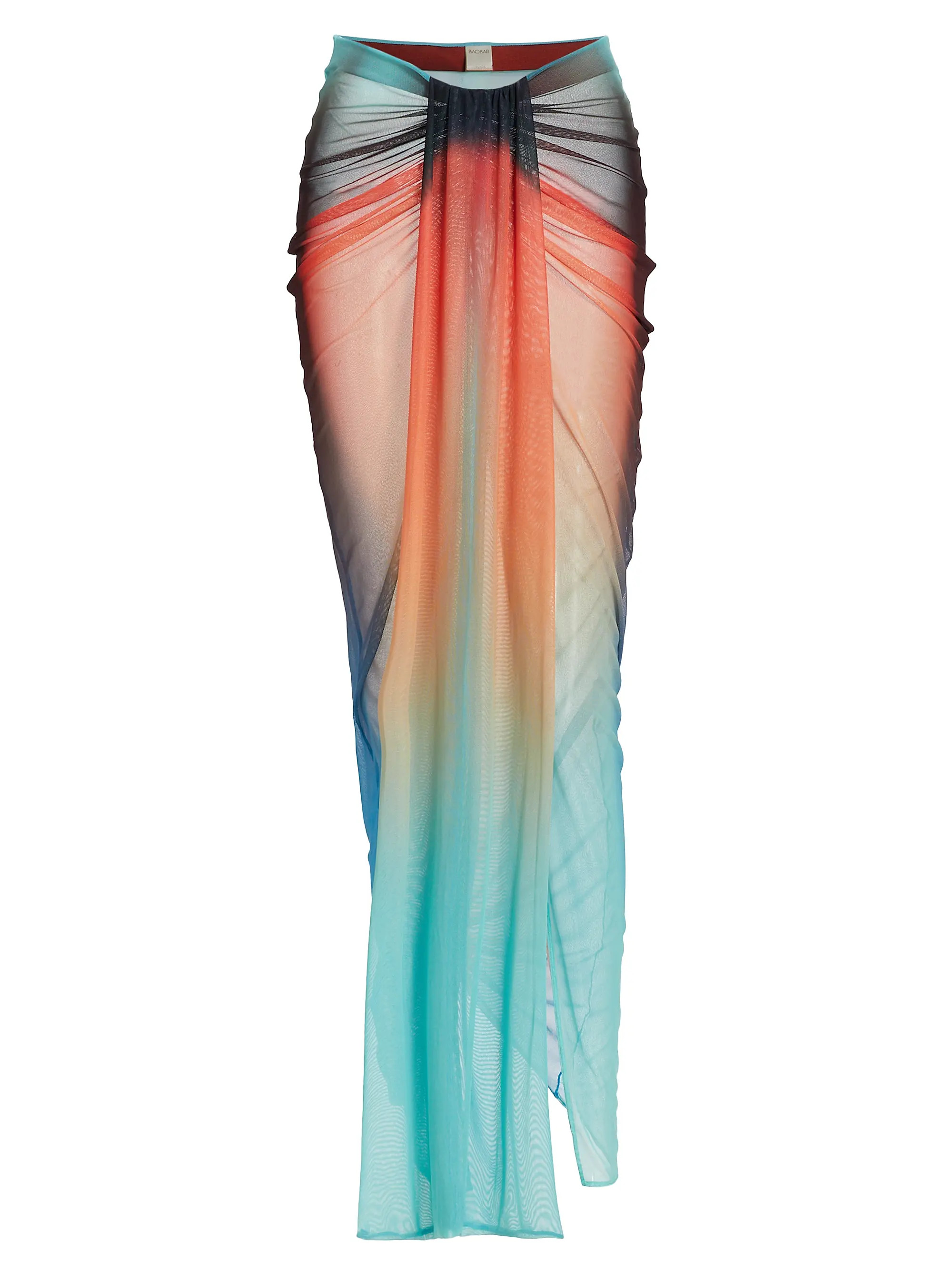 Sarakiniko Nia Draped Tie-Dye Maxi Skirt | Saks Fifth Avenue
