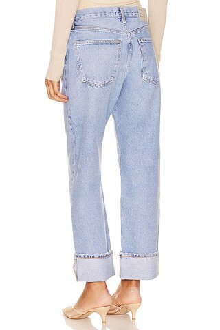 Fran Low Slung Easy Straight Jeans | Revolve Clothing (Global)