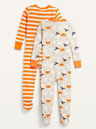 Unisex 2-Pack Footie Pajama One-Piece for Toddler & Baby | Old Navy (US)