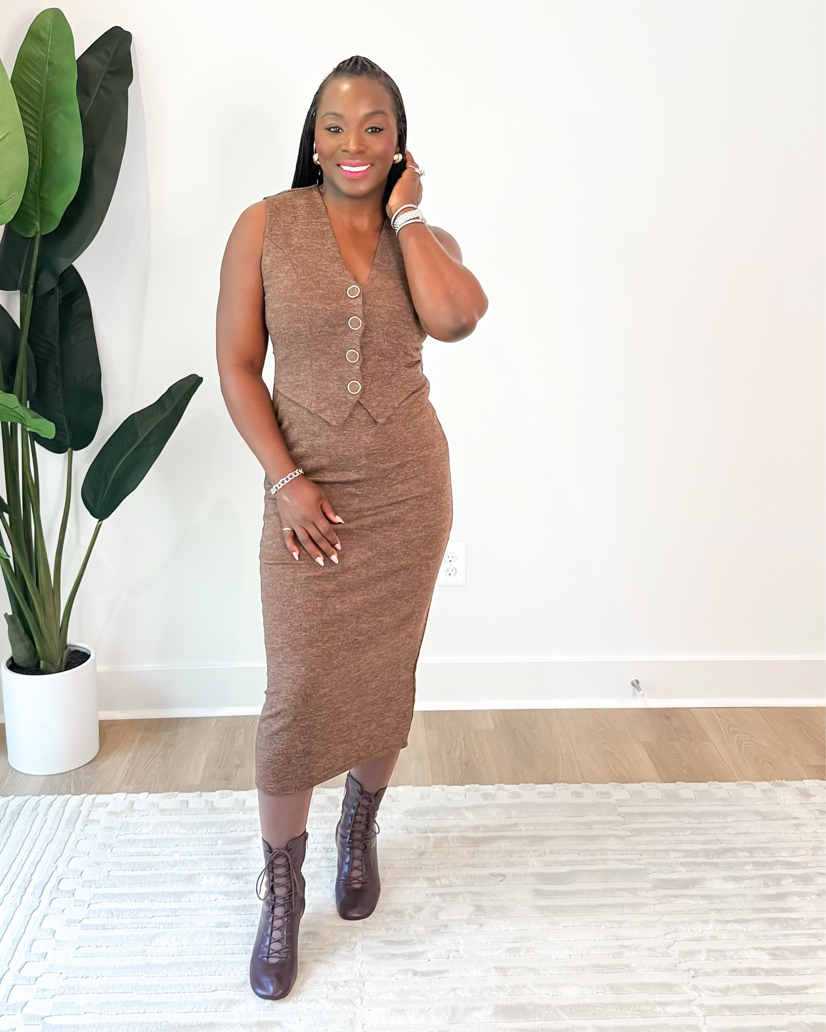 I can’t get enough of this look from Zara! It’s the perfect fall outfit! Wear it to Friendsgiving or Thanksgiving!  Zara, fall look, brown outfit 

#LTKHoliday #LTKFindsUnder100 #LTKWorkwear