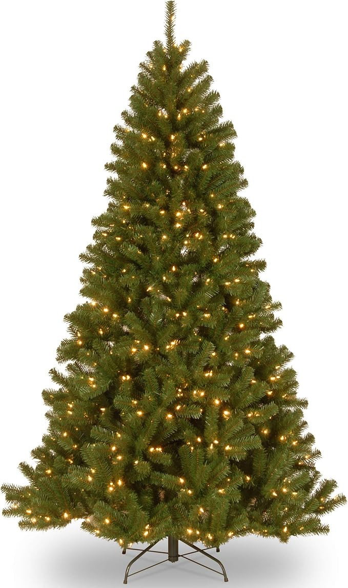National Tree Company Pre-Lit Artificial Full Christmas Tree, North Valley Spruce, Dual Color LED... | Amazon (US)