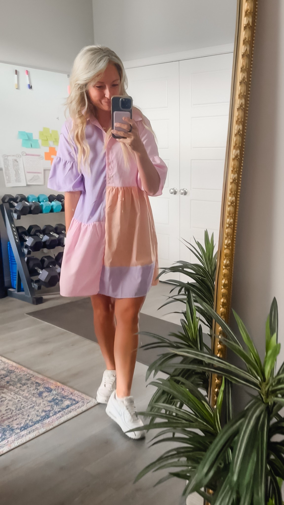 Who else loves sneakers with a dress!

#LTKFindsUnder50 #LTKWorkwear
