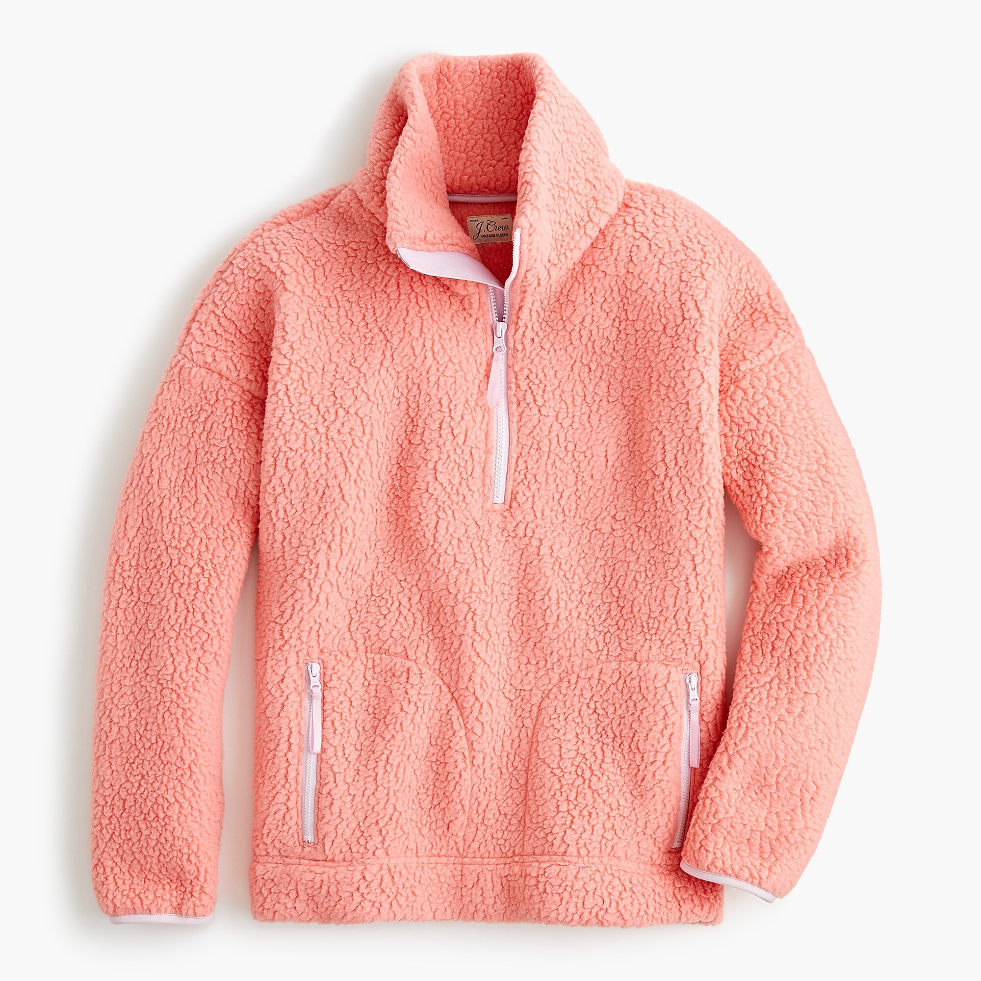 Polartec® sherpa fleece half-zip pullover jacket | J. Crew US