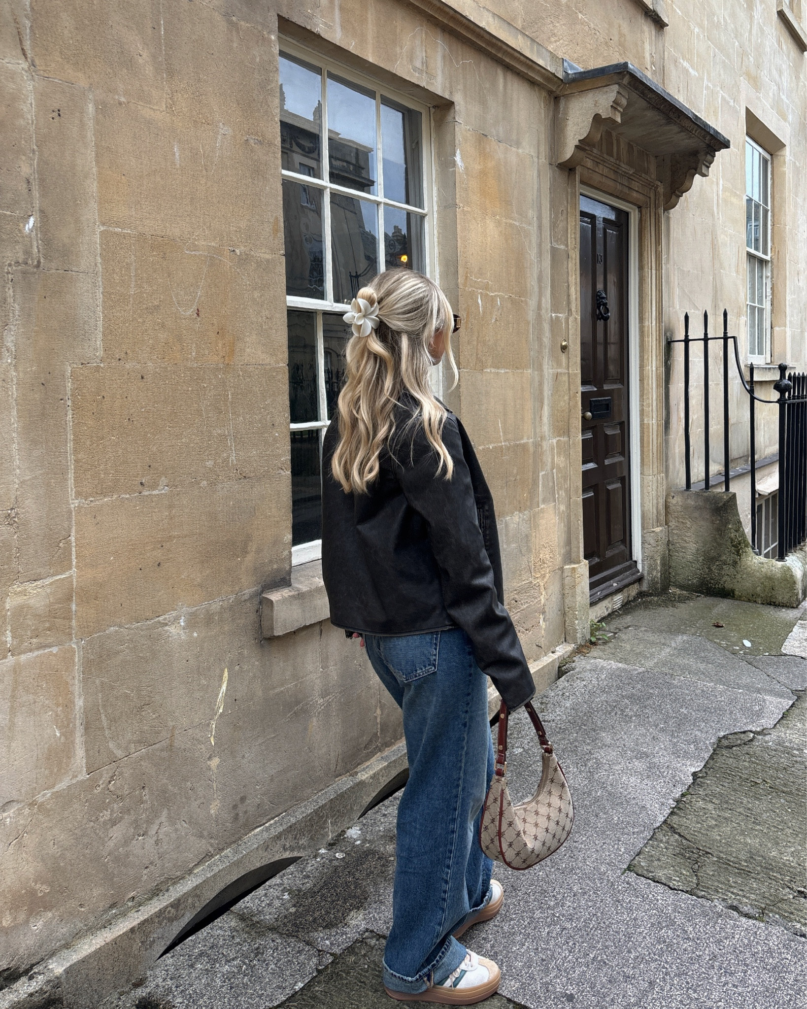 love a leather jacket for autumn 🍂 this one was an absolute steal from H&M kids section! Wearing age 12-14. 
Jeans are Stradivarius and I’m in love with the colour so much! 

#FashionMonth #LTKautumn #LTKuk
