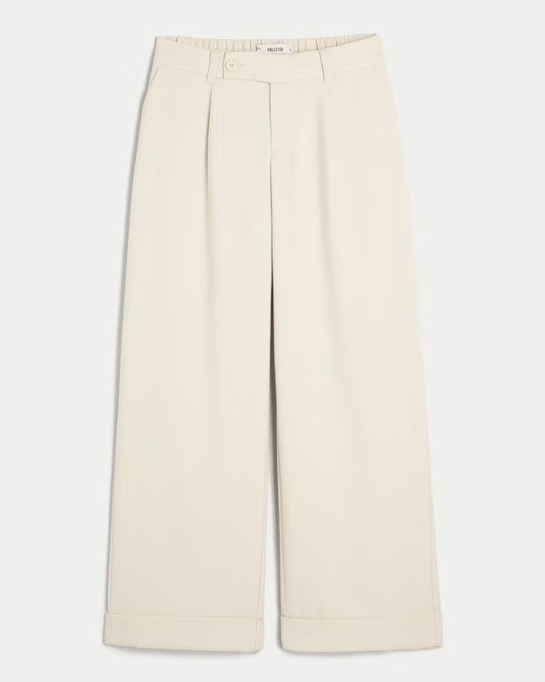 Hollister Livvy Low-Rise Wide-Leg Pants | Hollister (US)