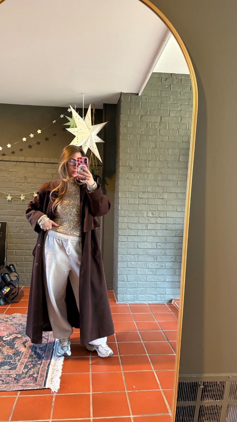 My favorite way to elevate sweats while also giving my night-life tops more wears! 

This trench is vintage but I tagged a very similar dupe! 🤎⭐️



#LTKootd #LTKCyberWeek #LTKHoliday